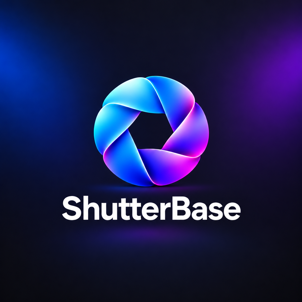 Logo with wordmark, square